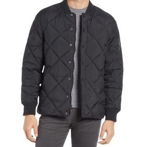 Madewell | Black Quilted Insulated Puffer Jacket